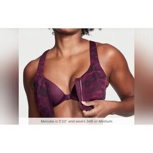 Victoria Secret Sport Incredible Knockout Ultra Max Cheetah Print 34B Bra